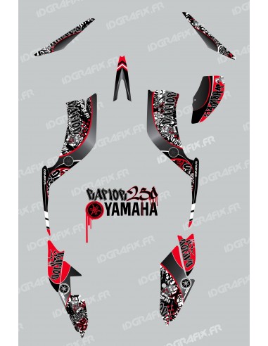 Kit de decoració Etiqueta Vermella - IDgrafix - Yamaha 250 Rapinyaire
