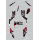 Kit décoration Tag Rouge - IDgrafix - Yamaha 250 Raptor - Idgrafix