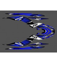 Kit décoration Factory Bleu pour Seadoo GTR-X 230