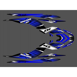 Kit decoration Factory Blue for Seadoo GTR-X 230 - IDgrafix
