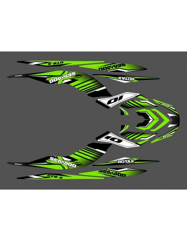 Kit de decoración de Fábrica Verde para Seadoo GTR-X 230