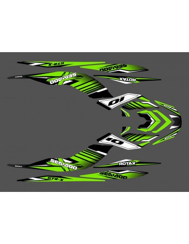 Kit decoration Factory Green for Seadoo GTR-X 230