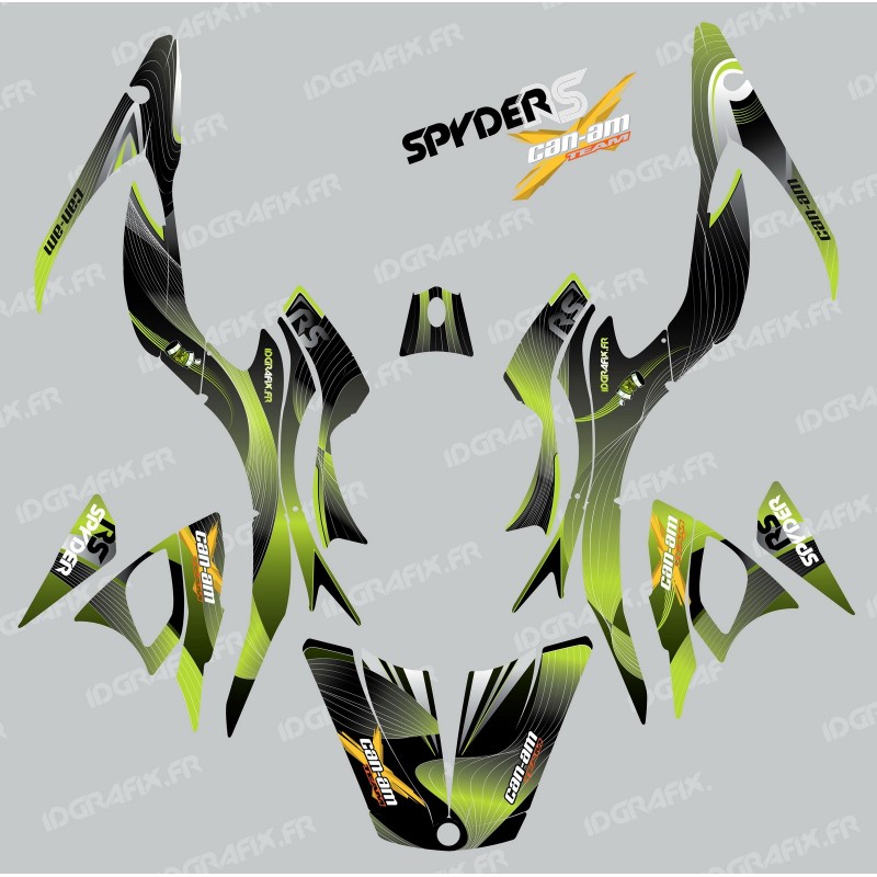 Kit dekor Liner Grün - IDgrafix - Can-Am Spyder RS