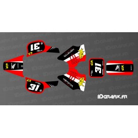 Kit decoration 100% Custom Monster Edition Full (Red) - IDgrafix - Honda QR 50 - IDgrafix
