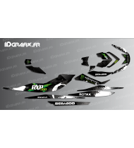 Kit decoration 100% Custom Monster Edition (Green) for Seadoo RXP-X 260 / 300