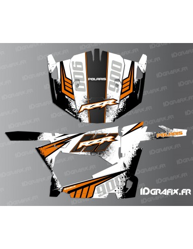 Kit décoration Stipple Edition (Blanc/Orange) - IDgrafix - Polaris RZR 900