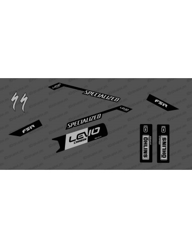 Kit déco Race Edition Medio (Grigio) - Specializzata Levo Carbonio