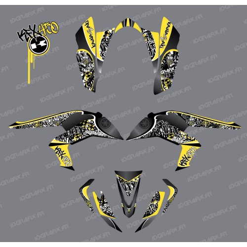Kit décoration Reptile Vert - IDgrafix - Kawasaki KFX 450R