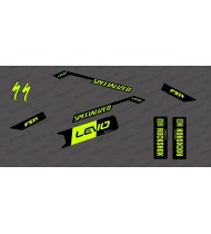 Kit de decoracion Race Edition Medio (Amarillo Fluo) - Especializado Levo
