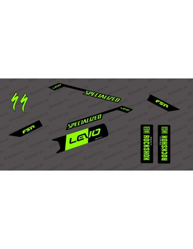 Kit déco Race Edition Medium (Vert Fluo) - Specialized Levo