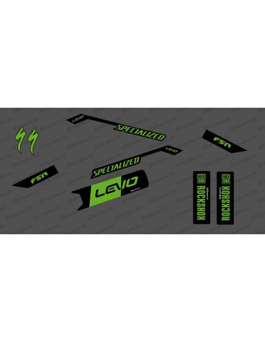 Kit déco Race Edition Medio (Verde) - Specializzata Levo