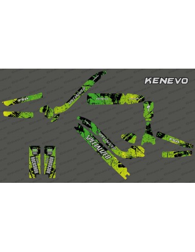 Kit déco Brush Edition Full (Vert) - Specialized Kenevo