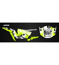 Kit de decoració MonsterRace Verd /Blanc - IDgrafix - Polaris RZR 1000 S/XP -idgrafix