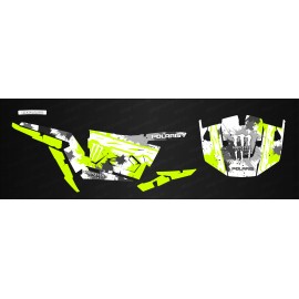 Kit dekor MonsterRace Grün /Weiß - IDgrafix - Polaris RZR 1000 S/XP