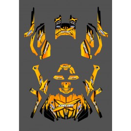 Kit décoration Monster Edition (Yellow) - IDgrafix - Can Am Outlander G2 - IDgrafix