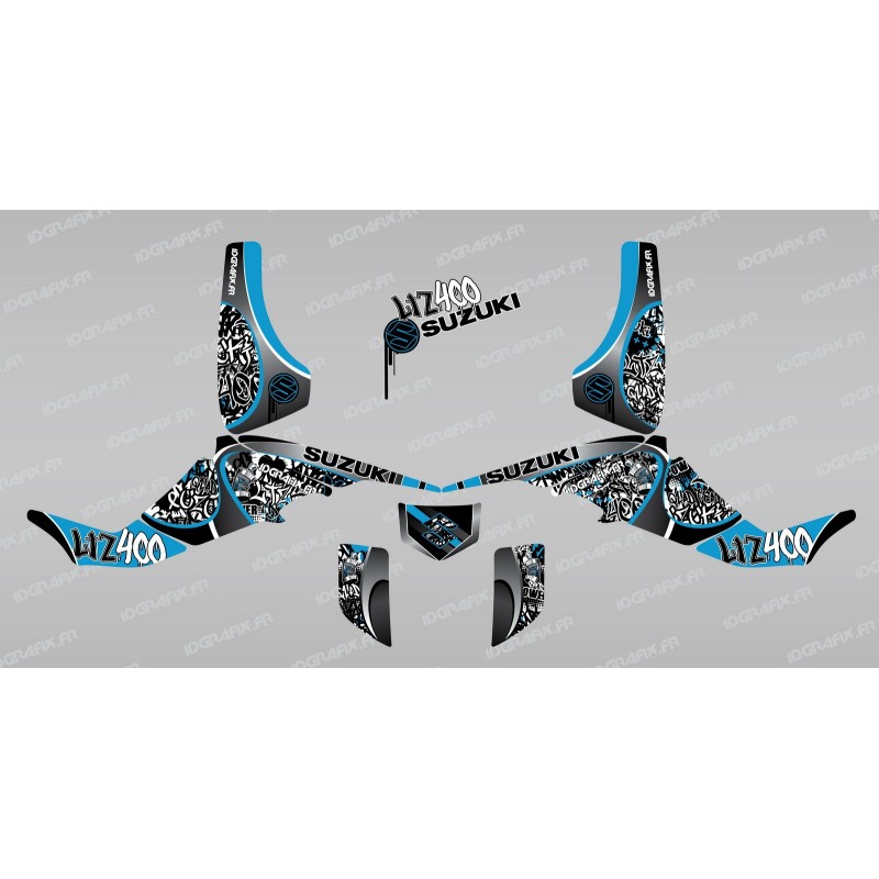 Kit dekor-Tag Blau - IDgrafix - Suzuki LTZ 400