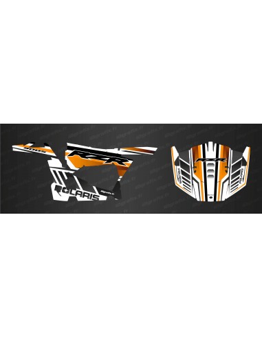 Kit dekor Blade Edition (Orange/Weiß) - IDgrafix - Polaris RZR 900