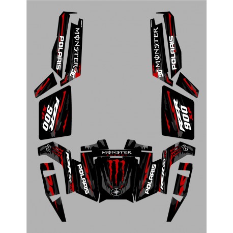 Kit de décoration Cursa de Monstre Edició - IDgrafix - Polaris RZR 900 XP -idgrafix