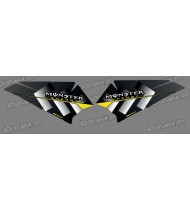 Kit dekor Tür-Bass-Monster Edition - IDgrafix - Polaris RZR 900/1000