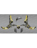 Kit de decoración de la Etiqueta de color Amarillo - IDgrafix - Suzuki LTZ 400