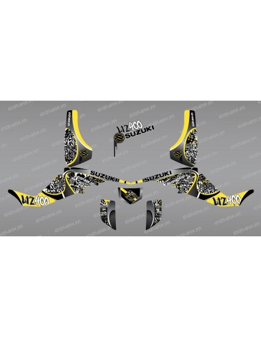 Kit décoration Tag Jaune - IDgrafix - Suzuki LTZ 400