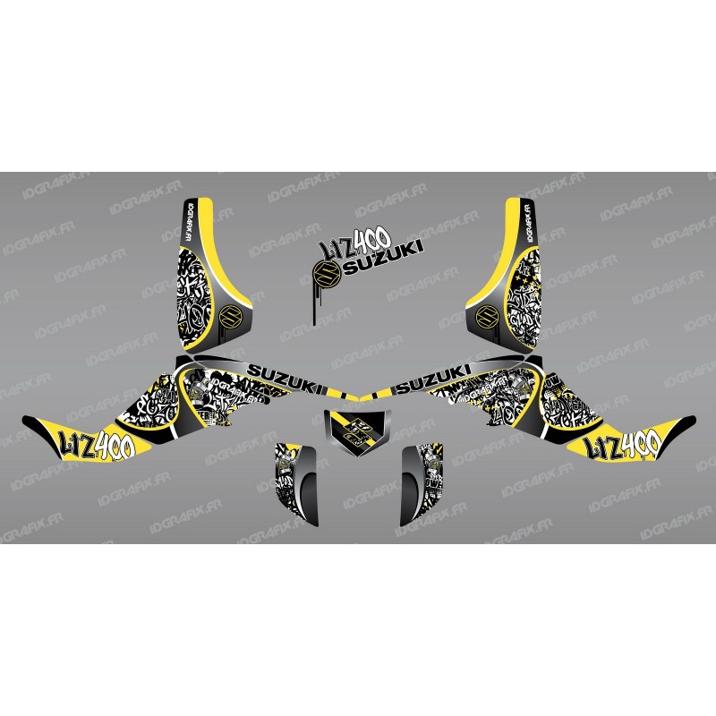 Kit-dekoration-Tag, Gelb - IDgrafix - Suzuki LTZ 400
