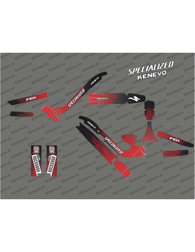 Kit deco KENEVO Edition Full (Red) - Specialized Kenevo