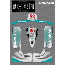 - Deko-Kit F1-Mercedes-Replikat-Kart Tony-Kart M4 -idgrafix