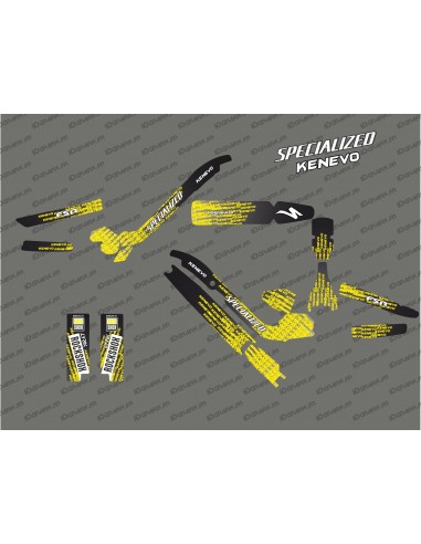 Kit déco KENEVO Edition Full (Jaune) - Specialized Kenevo