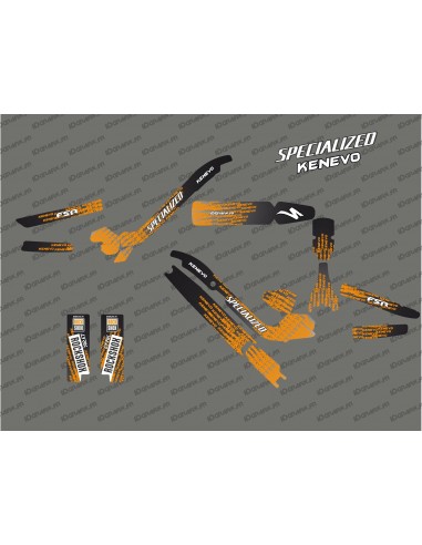 Kit deco KENEVO Edition Full (Orange) - Specialized Kenevo