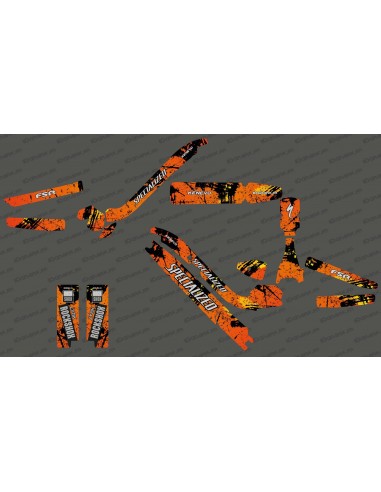 Kit-deco-Brush Edition Full (Orange) - Specialized Kenevo
