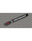 Sticker schutz der Batterie - Carbon edition (Weiß/rot) - Specialized Turbo-Levo/Kenevo