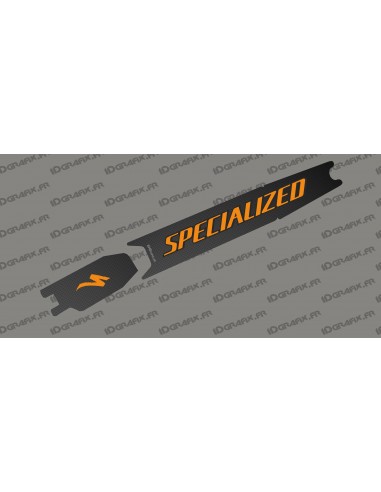 Sticker protection Batterie - Carbon edition (Orange) - Specialized Turbo Levo/Kenevo