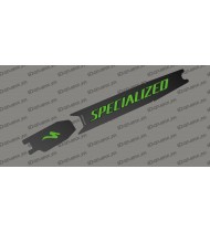 Sticker protection Battery - Carbon edition (Green) - Specialized Turbo Levo/Kenevo