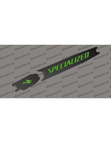 Sticker protection Batterie - Carbon edition (Vert) - Specialized Turbo Levo/Kenevo