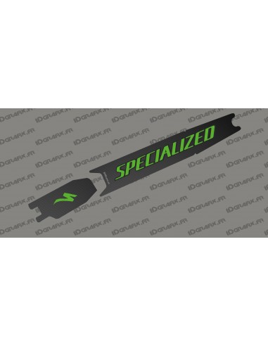 Sticker protection Battery - Carbon edition (Green) - Specialized Turbo Levo/Kenevo