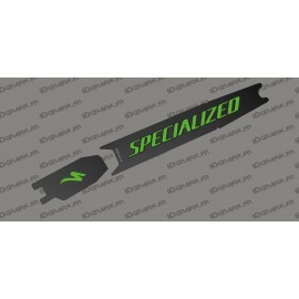 Sticker protection Battery - Carbon edition (Green) - Specialized Turbo Levo/Kenevo