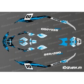 Kit dekor-Medium-Spark-Splash Blau für Seadoo Spark -idgrafix