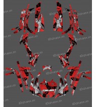 Kit Luce della decorazione a Pennello (Rosso) - IDgrafix - Can Am serie Outlander