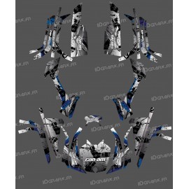 Kit décoration Full Brush (Gris) - IDgrafix - Can Am série L Outlander-idgrafix