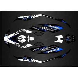Kit dekor Full DC-Edition (Weiß/Blau) für Seadoo Spark