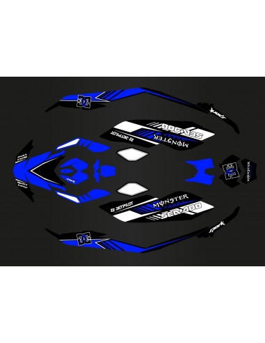 Kit décoration Full DC Edition (Bleu) pour Seadoo Spark