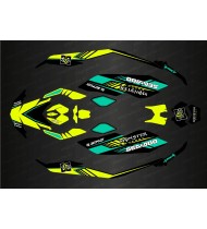 Kit de decoració, Plena DC Edició (Blau/Groc) per Seadoo Espurna -idgrafix