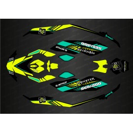 Kit dekor Full DC-Edition (Blau/Gelb) für Seadoo Spark
