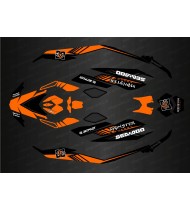 Kit dekor Full DC-Edition (Orange) für Seadoo Spark