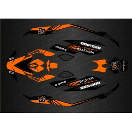 Kit dekor Full DC-Edition (Orange) für Seadoo Spark