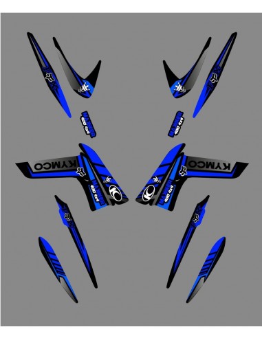 Kit Deco Fox Edició (Blau) - Kymco 400/450 Maxxer -idgrafix