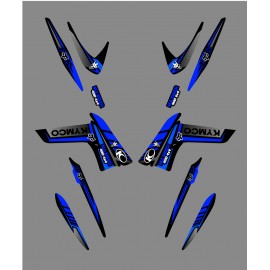 Kit Deco Fox Edition (Azul) - Kymco 400/450 Maxxer -idgrafix