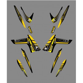 Kit Déco Fox Edition (Jaune) - Kymco 400/450 Maxxer