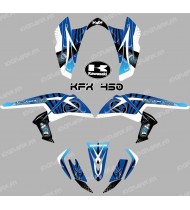 Kit de decoración de Espacio Azul - IDgrafix - Kawasaki KFX 450R